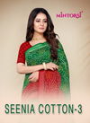 MINTORSI SEENIA COTTON VOL 3 Latest Fancy Designer Fancy Ethnic Wear Cotton Silk With Weave Zari Border Saree Collection